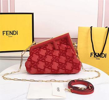 Fendi Frist Red 3001 Size 26 x 9.5 x 18 cm