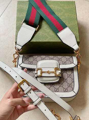 Gucci Horsebit 1955 Denim Mini Bag 2 Strap 658574 Size 20.5 x 14 x 5 cm