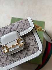 Gucci Horsebit 1955 Denim Mini Bag 2 Strap 658574 Size 20.5 x 14 x 5 cm - 3