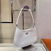 Prada Armpit Bag White 1BC499 Size 26.5 x 15 x 4 cm - 3