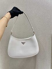 Prada Armpit Bag White 1BC499 Size 26.5 x 15 x 4 cm - 2