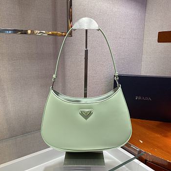 Prada Armpit Bag Green 1BC499 Size 26.5 x 15 x 4 cm