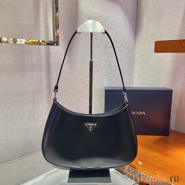 Prada Armpit Bag Black 1BC499 Size 26.5 x 15 x 4 cm - 1