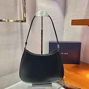 Prada Armpit Bag Black 1BC499 Size 26.5 x 15 x 4 cm - 3