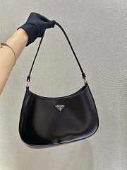 Prada Armpit Bag Black 1BC499 Size 26.5 x 15 x 4 cm - 2