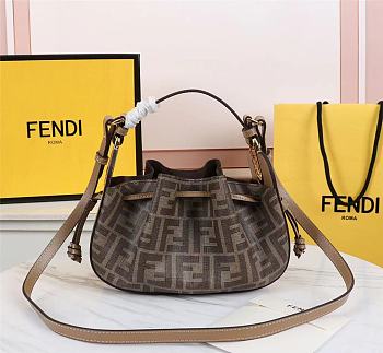 Fendi Dumpling Bag Size 24 × 9.5 × 14 cm