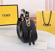 Fendi Dumpling Bag Black Size 24 × 9.5 × 14 cm - 5