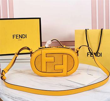 Fendi Camera Yellow Bag Size 21 x 8 x 13 cm
