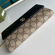Gucci GG Marmont Chain Wallet Brown 546585 Size 19 x 10 x 3.5 cm - 2
