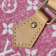 Louis Vuitton Denim Blue Nano Speedy Handbag Pink M81168 Size 16 x 11 x 9 cm - 3