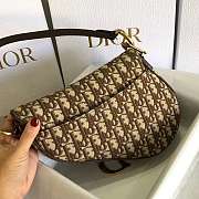 Dior Saddle 25.5 Brown Obique 02 M9001 Size 25.5 x 20 x 6.5 cm - 5