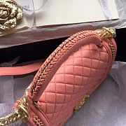 Chanel Top Handle Pink Peach 25cm - 2