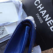 Chanel Classic Tote Dark Blue 25cm - 4