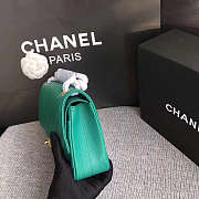 Chanel Classic Tote Apple Green 25cm - 5