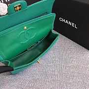 Chanel Classic Tote Apple Green 25cm - 4