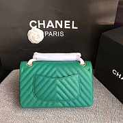 Chanel Classic Tote Apple Green 25cm - 2