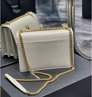 YSL White With Gold Hardware Size 442906 22 x 16 x 8 cm - 4