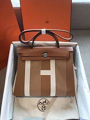 Hermes Herbag PM Brown Size 25 x 31 x 10 cm - 1