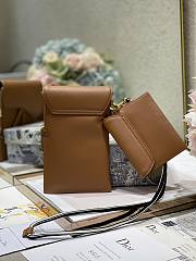 Dior Saddle Multifunction Pouch Brown Size 18.5 x 12 x 7.5 cm - 3