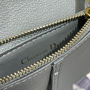 Dior Saddle Multifunction Pouch Grey Size 18.5 x 12 x 7.5 cm - 6