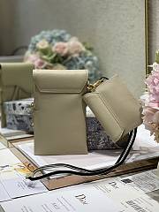 Dior Saddle Multifunction Pouch Beige Size 18.5 x 12 x 7.5 cm - 5