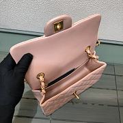 Chanel Lambskin Mini Flap Bag Gold-Tone Metal Light Pink Size 20cm - 2