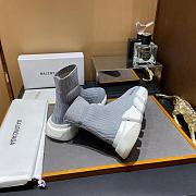 Balenciaga Speed 2.0 LT Knit Sole sock sneakers Grey 63683 - 2