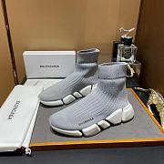 Balenciaga Speed 2.0 LT Knit Sole sock sneakers Grey 63683 - 3