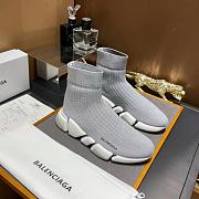 Balenciaga Speed 2.0 LT Knit Sole sock sneakers Grey 63683 - 4