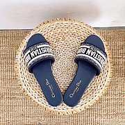 Christian Dior Slipper Navy Blue - 3