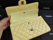 Chanel Mini Flap Bag Gold-tone Metal Caviar Leather Yellow Size 25cm - 5