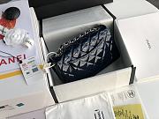 Chanel CF Big Mini Patent Leather Small Bag Black (Silver lock) 1116 Size 20 cm - 5