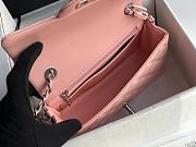 Chanel CF Big Mini Patent Leather Small Bag Pink (Silver lock) 1116 Size 20 cm - 3