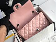 Chanel CF Big Mini Patent Leather Small Bag Pink (Silver lock) 1116 Size 20 cm - 5