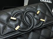 Chanel CC Small Wallet Black 84447 Size 15 cm - 5