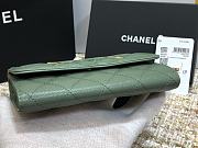 Chanel CC Small Wallet Green 84447 Size 15 cm - 5