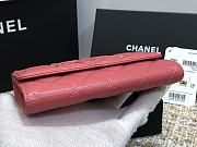 Chanel CC Small Wallet Dark Pink 84447 Size 15 cm - 4