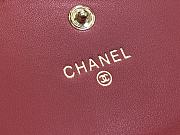 Chanel CC Small Wallet Dark Pink 84447 Size 15 cm - 2