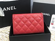 Chanel CC Small Wallet Red 84447 Size 15 cm - 5