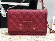 Chanel WOC 84448 Red Wine Size 19.5 × 3.5 × 12 cm - 1