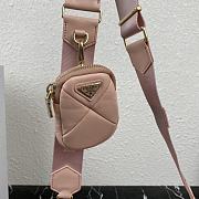 Prada Three-In-One Female Bag Pink 1BD292 Size 21 x 16 x 7 cm - 5