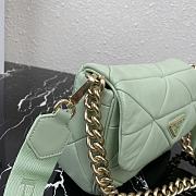 Prada Three-In-One Female Bag Green 1BD292 Size 21 x 16 x 7 cm - 3
