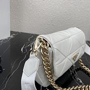 Prada Three-In-One Female Bag White 1BD292 Size 21 x 16 x 7 cm - 4