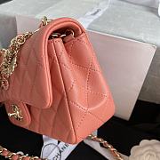 Chanel Flap Bag Lambskin Pink AS2326 Size 20 x 12 x 6 cm - 2