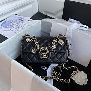 Chanel Flap Bag Lambskin Black AS2326 Size 20 x 12 x 6 cm - 1