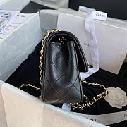 Chanel Flap Bag Lambskin Black AS2326 Size 20 x 12 x 6 cm - 2