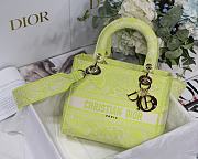 Dior Lady Luminous green M8002 Size 24 x 20 x 11 cm - 1