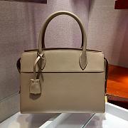 Prada Calf Leather Beige Handbag IBA046 Size 30 x 22 cm - 4