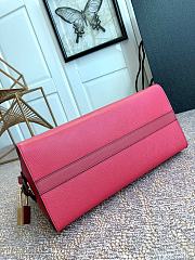 Prada Calf Leather Pink Handbag IBA046 Size 30 x 22 cm - 6