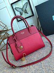Prada Calf Leather Pink Handbag IBA046 Size 30 x 22 cm - 5
